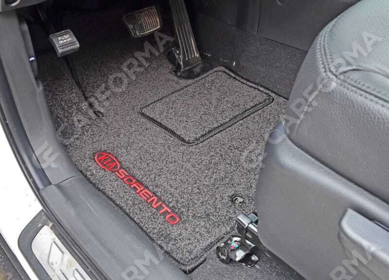 Ворсовые коврики на KIA Sorento II рестайлинг 2012&nbsp;-&nbsp;2021 в Улан-Удэ