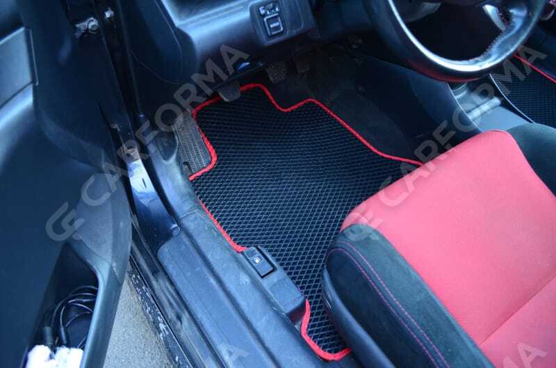 Ворсовые коврики на Honda Civic VII 3d 2001&nbsp;-&nbsp;2006 в Улан-Удэ