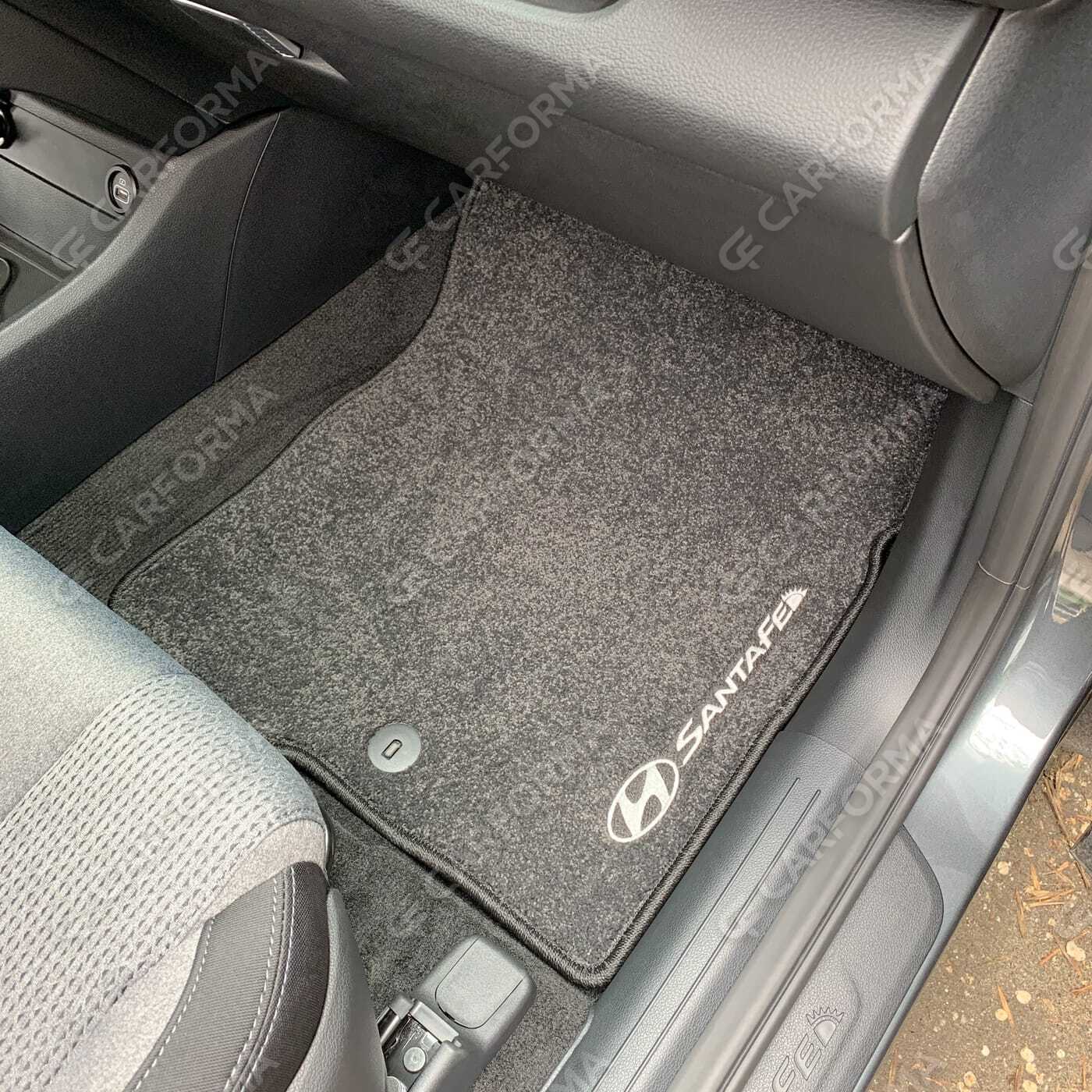 Ворсовые коврики на Hyundai Santa Fe IV 2018&nbsp;-&nbsp;2021 в Улан-Удэ