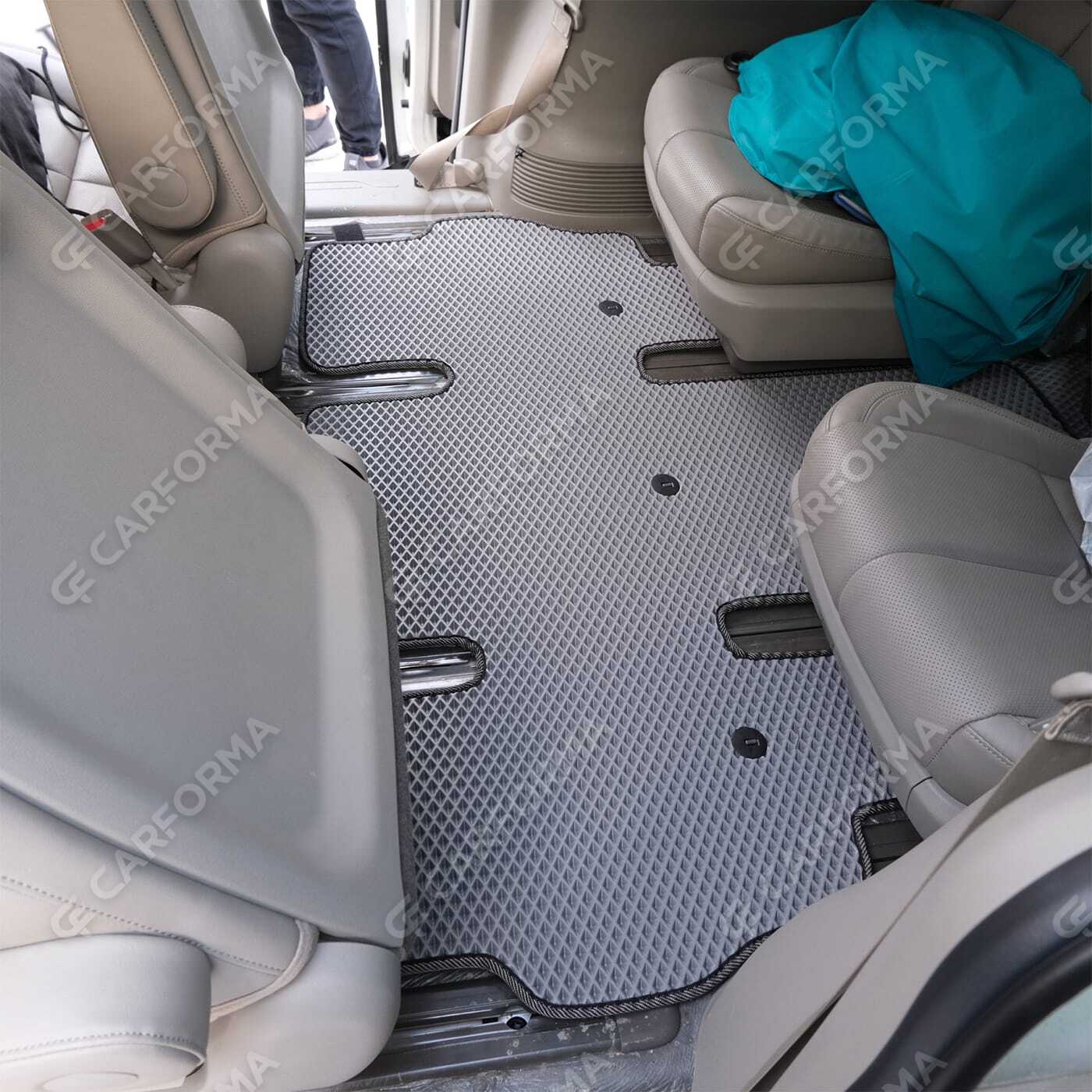 Ворсовые коврики на KIA Carnival III 9 мест и 11 мест 2014&nbsp;-&nbsp;2021 в Улан-Удэ