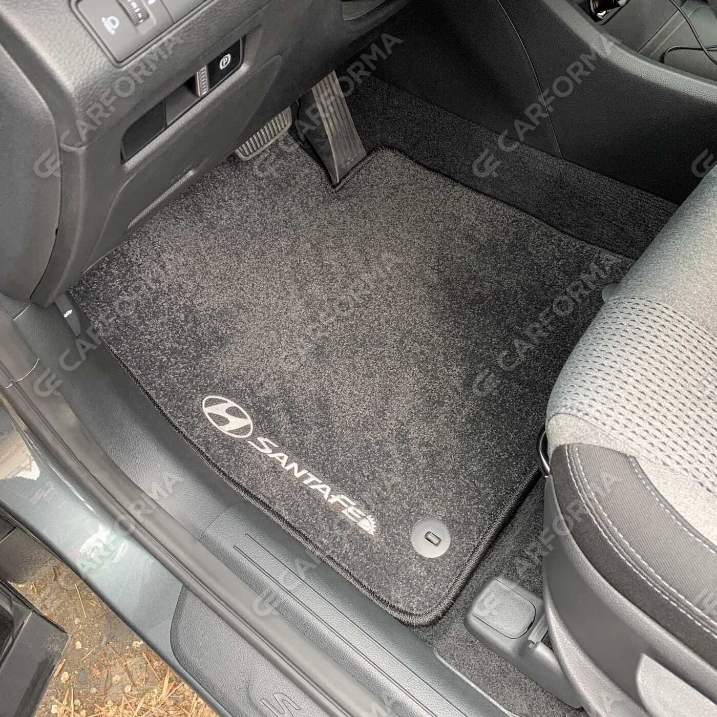 Ворсовые коврики на Hyundai Santa Fe IV 2018&nbsp;-&nbsp;2021 в Улан-Удэ