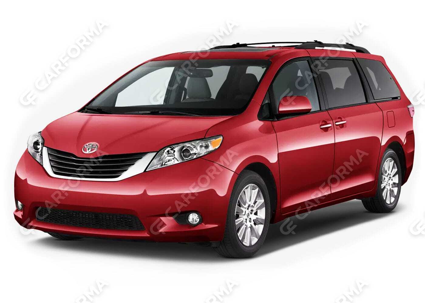 Коврики на Toyota Sienna III 2010&nbsp;-&nbsp;2020 на заказ с доставкой в Озёры, Московская обл.