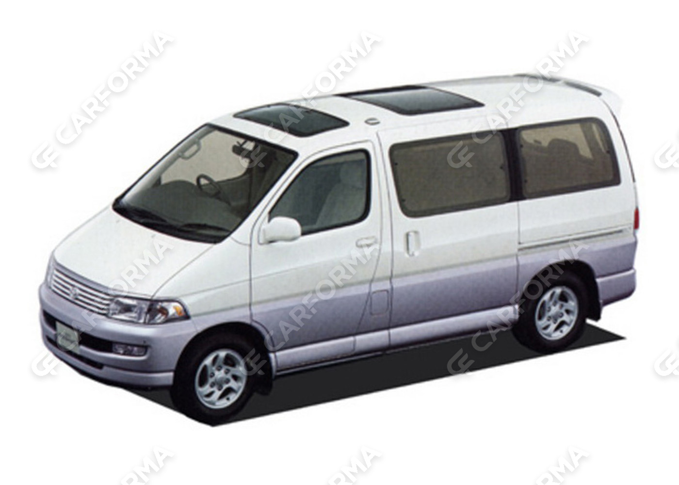 Коврики на Toyota Hiace Regius (xH10) 1997&nbsp;-&nbsp;2002 на заказ с доставкой в Полярные Зори, Мурманская обл.