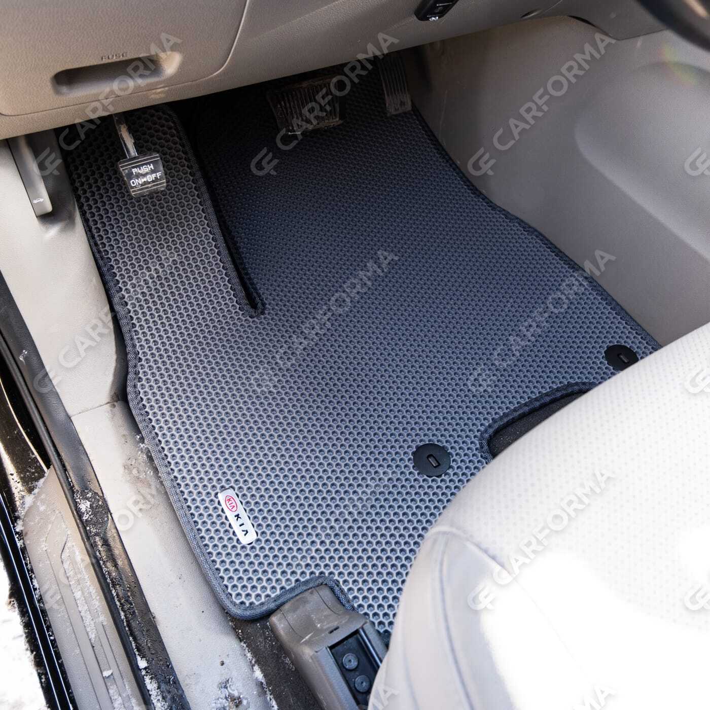 Ворсовые коврики на KIA Carnival III 9 мест и 11 мест 2014&nbsp;-&nbsp;2021 в Улан-Удэ