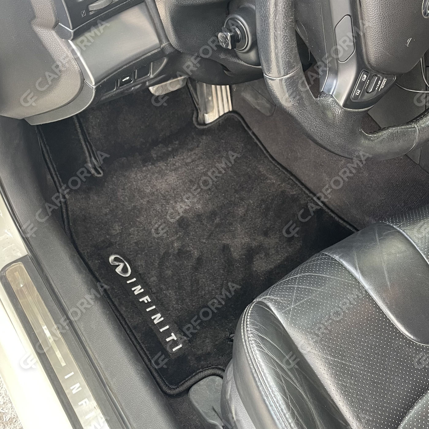 Ворсовые коврики на Infiniti G IV Купе 2006&nbsp;-&nbsp;2014 в Улан-Удэ