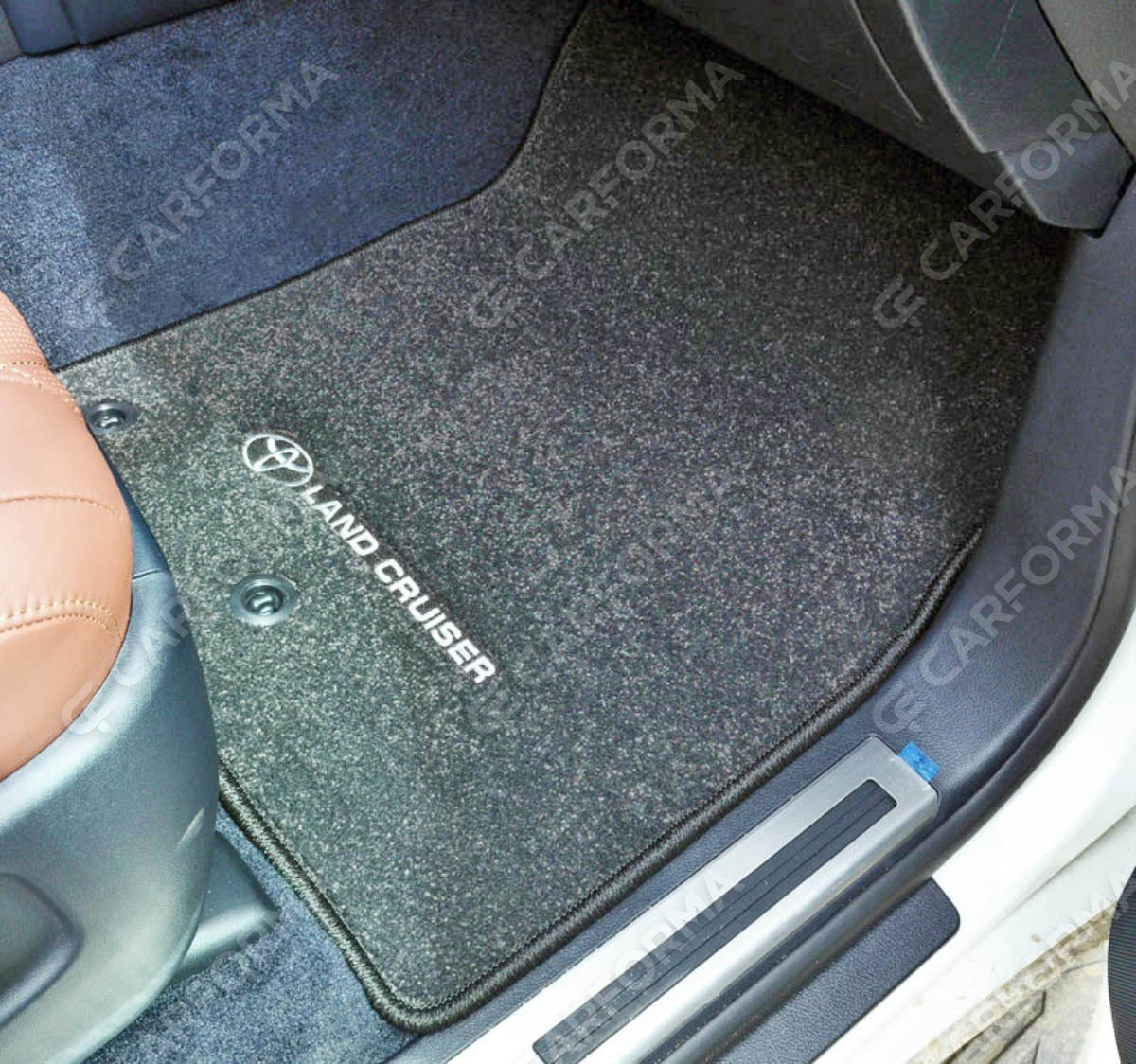 Ворсовые коврики на Toyota Land Cruiser 200 2007&nbsp;-&nbsp;2021 в Улан-Удэ