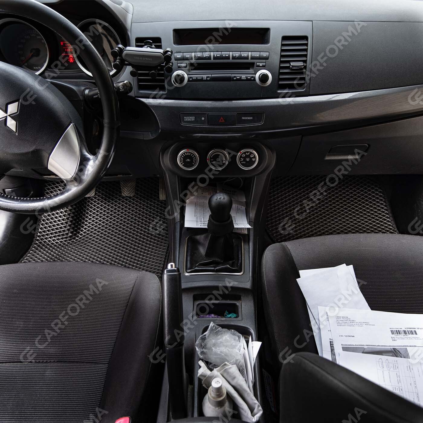 Ворсовые коврики на Mitsubishi Lancer X 2007&nbsp;-&nbsp;2017 в Улан-Удэ