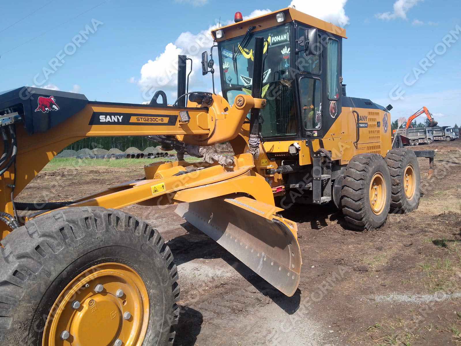 Ворсовые коврики на Спецтехника Автогрейдер SANY STG230C 8 AWD  в Улан-Удэ