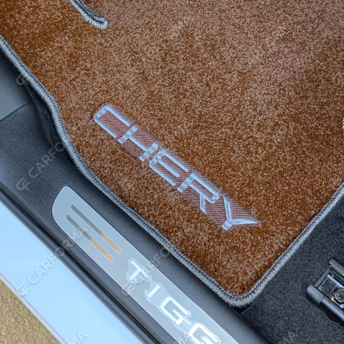 Ворсовые коврики на Chery Tiggo 8 PRO MAX рестайлинг 2023&nbsp;-&nbsp;2026 в Улан-Удэ