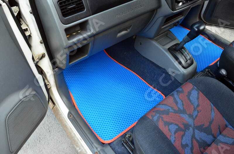 Ворсовые коврики на Mitsubishi Pajero Mini II 1998&nbsp;-&nbsp;2012 в Улан-Удэ