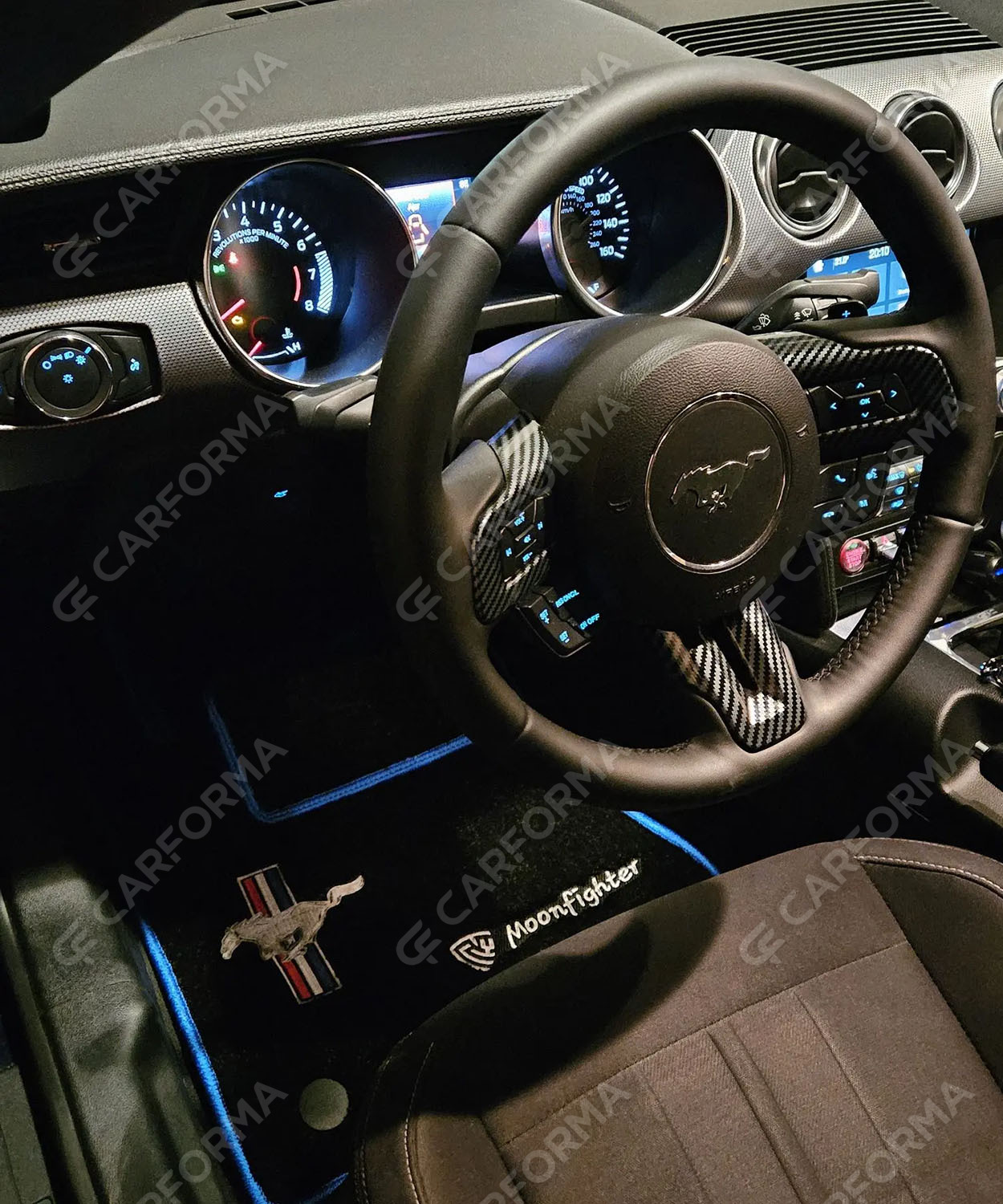 Ворсовые коврики на Ford Mustang VI 2013&nbsp;-&nbsp;2023 в Улан-Удэ