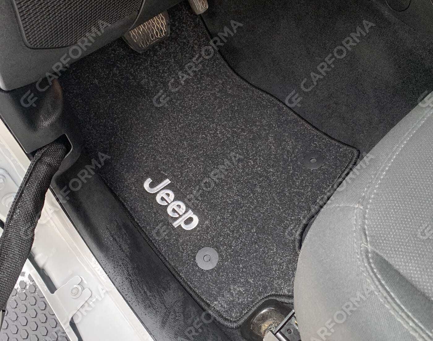 Ворсовые коврики на Jeep Wrangler (JL) 2017&nbsp;-&nbsp;2026 в Улан-Удэ