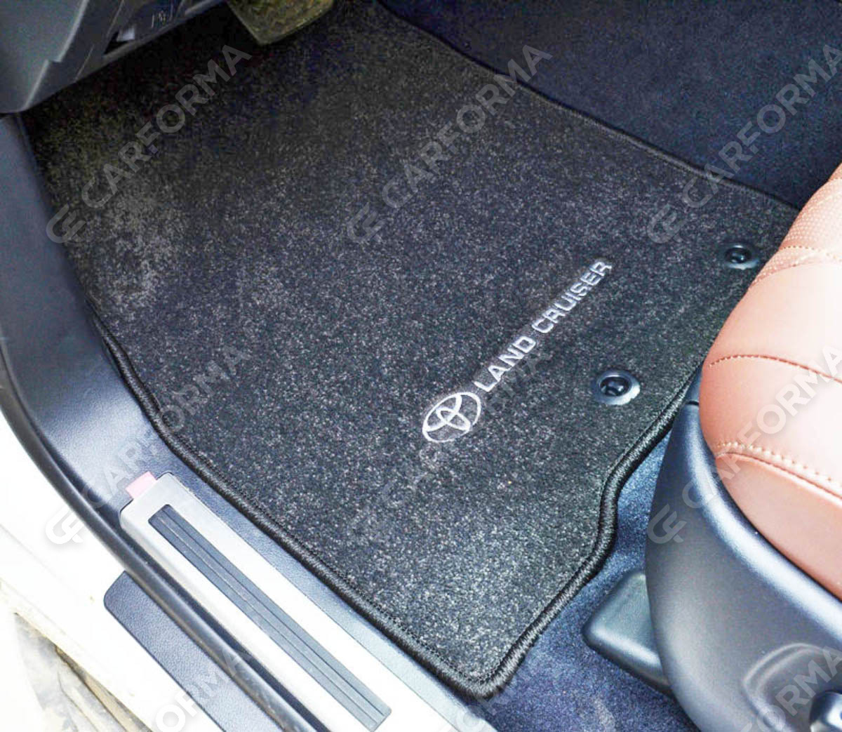 Ворсовые коврики на Toyota Land Cruiser 200 2007&nbsp;-&nbsp;2021 в Улан-Удэ
