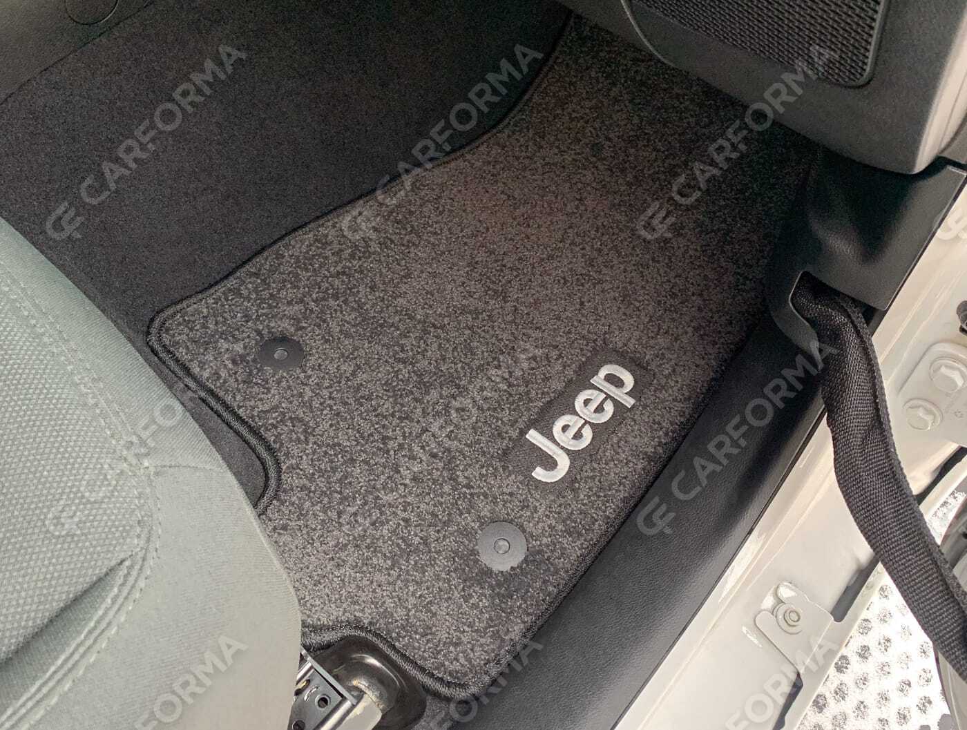 Ворсовые коврики на Jeep Wrangler (JL) 2017&nbsp;-&nbsp;2026 в Улан-Удэ