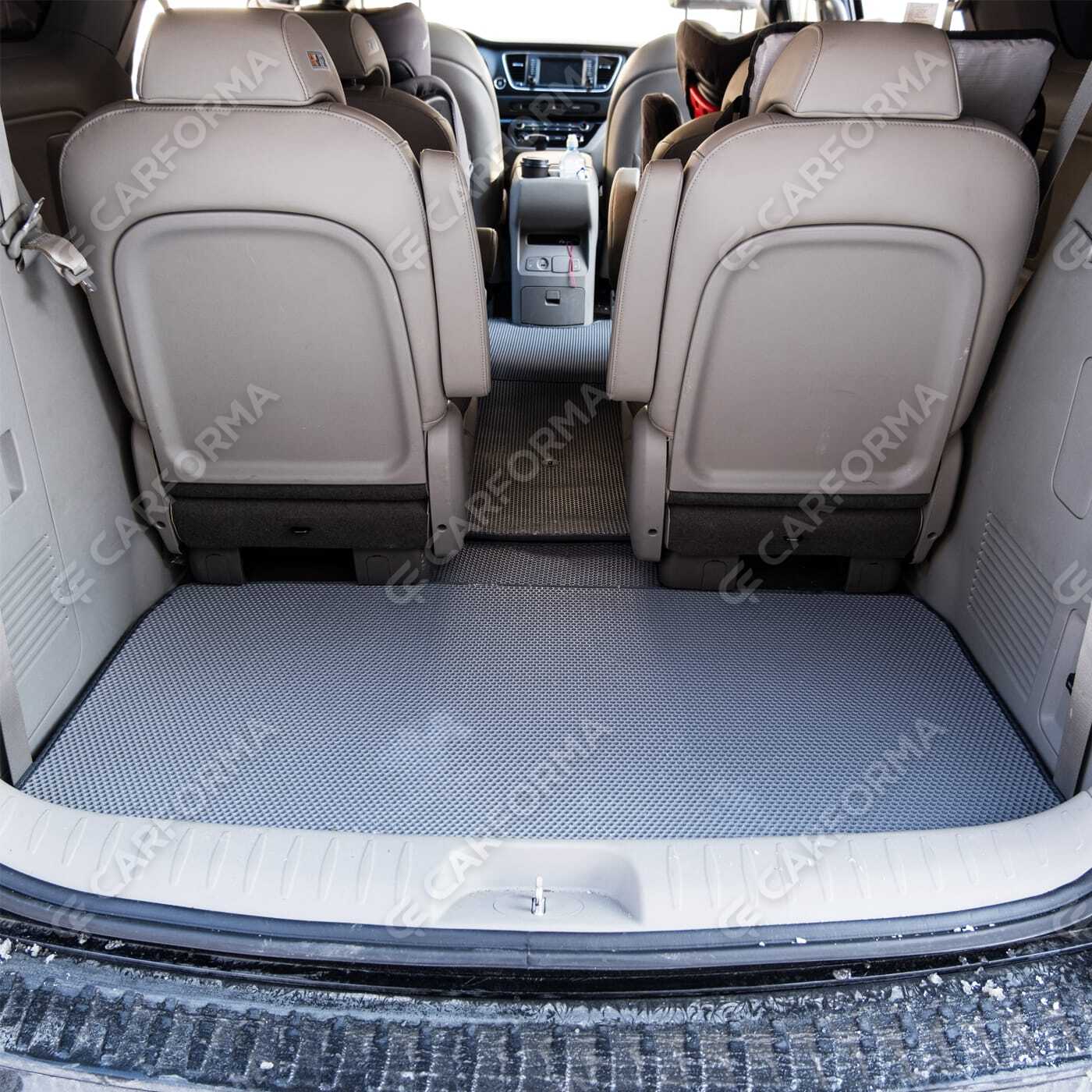 Ворсовые коврики на KIA Carnival III 9 мест и 11 мест 2014&nbsp;-&nbsp;2021 в Улан-Удэ