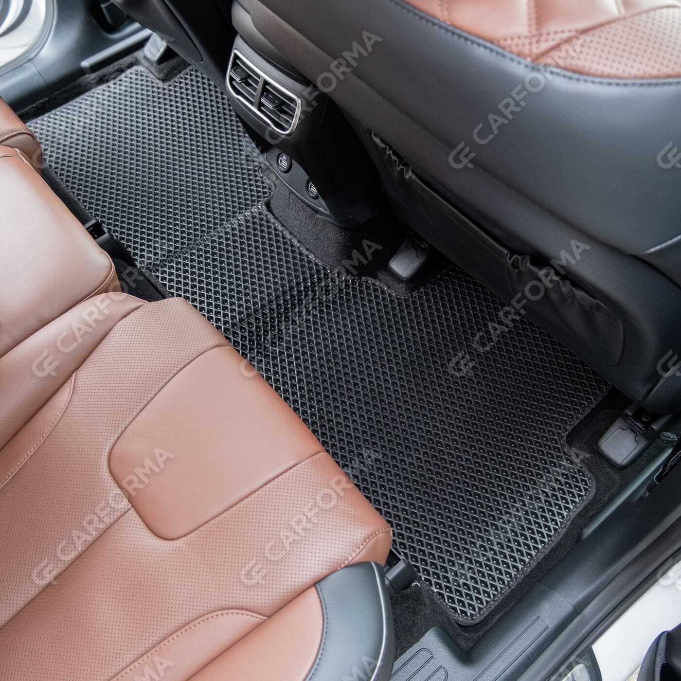 Ворсовые коврики на Hyundai Santa Fe IV рестайлинг 2020&nbsp;-&nbsp;2026 в Улан-Удэ