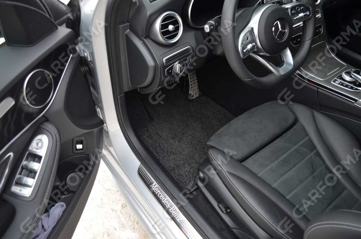 Ворсовые коврики на Mercedes C (W205) 2014&nbsp;-&nbsp;2023 в Улан-Удэ