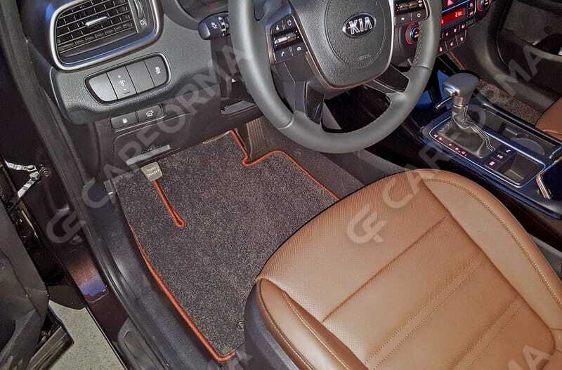 Ворсовые коврики на KIA Sorento III Prime 2015&nbsp;-&nbsp;2020 в Улан-Удэ