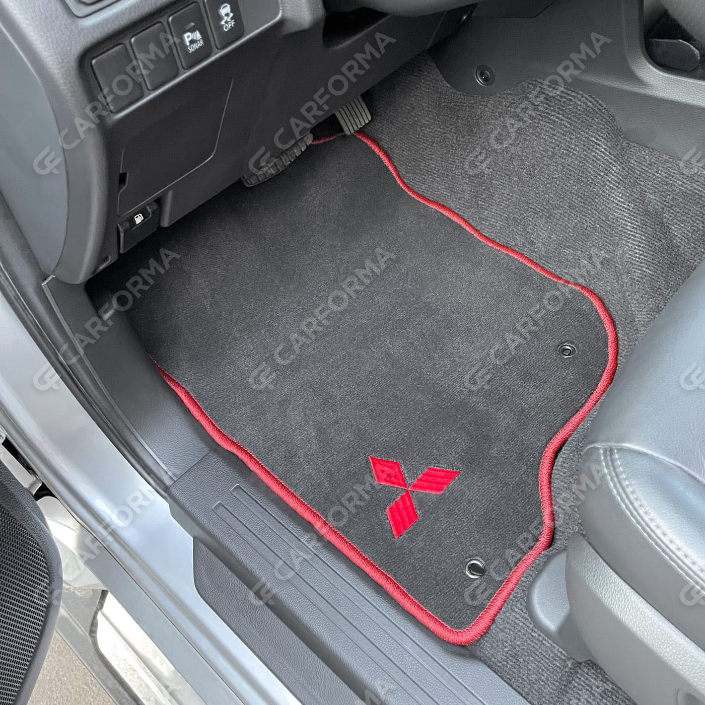 Ворсовые коврики на Mitsubishi L200 V 2015&nbsp;-&nbsp;2023 в Улан-Удэ