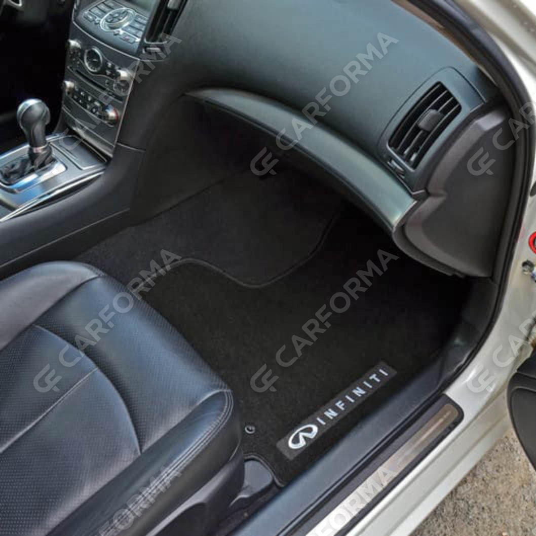 Ворсовые коврики на Infiniti G IV Седан 2006&nbsp;-&nbsp;2014 в Улан-Удэ