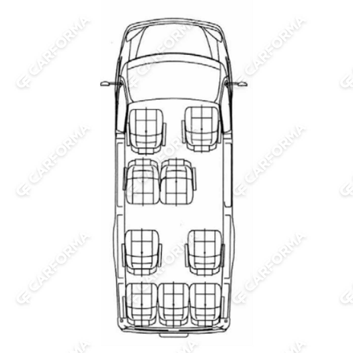 EVA коврики на ГАЗ ГАЗель бизнес 9 мест 2020&nbsp;-&nbsp;2026 в Улан-Удэ