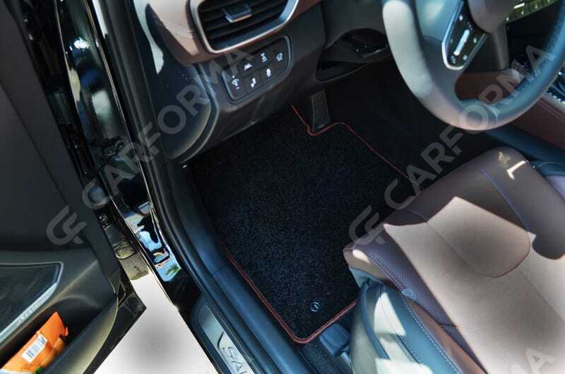 Ворсовые коврики на Hyundai Santa Fe IV 2018&nbsp;-&nbsp;2021 в Улан-Удэ