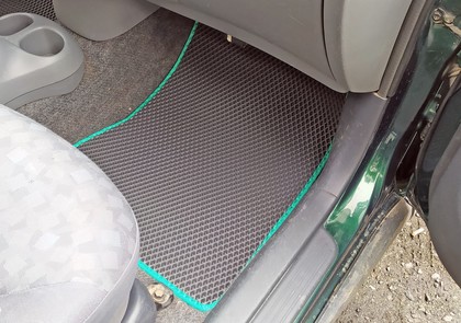 Ворсовые коврики на Toyota Echo 1999 - 2006 в Улан-Удэ Ворсовые коврики на Toyota Echo 1999 - 2006 в Улан-Удэ