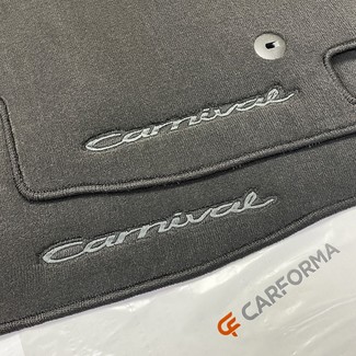 Ворсовые коврики на KIA Carnival III 9 мест и 11 мест 2014&nbsp;-&nbsp;2021 в Улан-Удэ