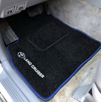 Ворсовые коврики на Toyota Land Cruiser 100 1998 - 2007 в Улан-Удэ Ворсовые коврики на Toyota Land Cruiser 100 1998 - 2007 в Улан-Удэ