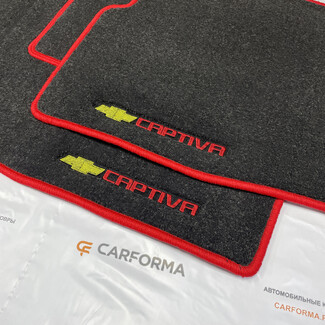 Ворсовые коврики на Chevrolet Captiva 2006&nbsp;-&nbsp;2016 в Улан-Удэ