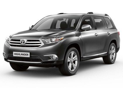 Ворсовые коврики на Toyota Highlander II 2007&nbsp;-&nbsp;2013 в Улан-Удэ