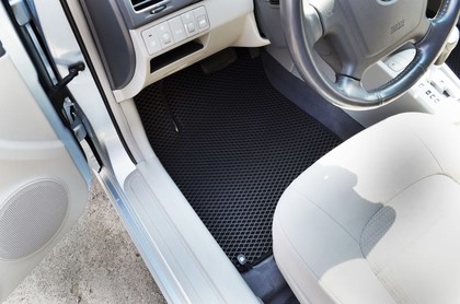 Ворсовые коврики на KIA Cerato I 2004 - 2008 в Улан-Удэ Ворсовые коврики на KIA Cerato I 2004 - 2008 в Улан-Удэ