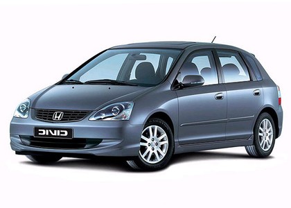 Ворсовые коврики на Honda Civic VII 5d 2000&nbsp;-&nbsp;2005 в Улан-Удэ