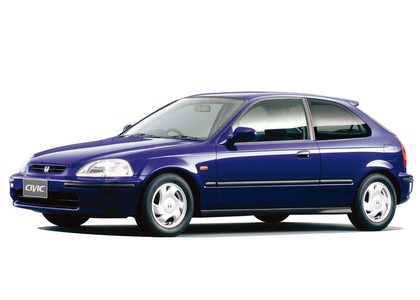 Ворсовые коврики на Honda Civic VI 3d 1995&nbsp;-&nbsp;2001 в Улан-Удэ