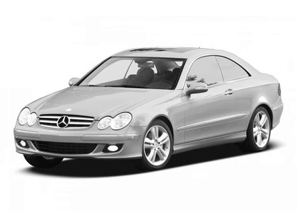 Ворсовые коврики на Mercedes CLK (C209) 2002&nbsp;-&nbsp;2009 в Улан-Удэ