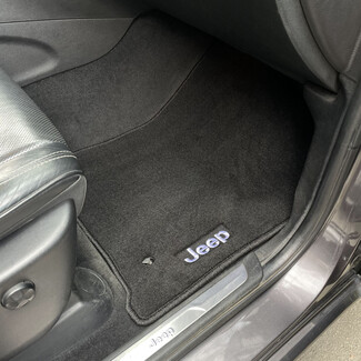 Ворсовые коврики на Jeep Grand Cherokee (WK2) 2010 - 2022 в Улан-Удэ Ворсовые коврики на Jeep Grand Cherokee (WK2) 2010 - 2022 в Улан-Удэ