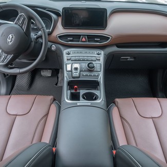 Ворсовые коврики на Hyundai Santa Fe IV рестайлинг 2020&nbsp;-&nbsp;2026 в Улан-Удэ