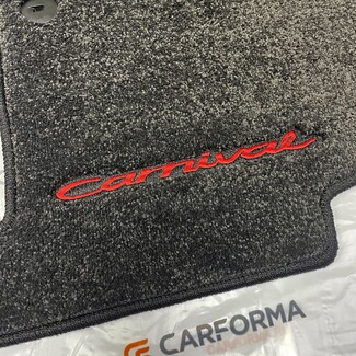 Коврики на KIA Carnival IV 7 мест без оттоманок 2020 - 2026 в Улан-Удэ Коврики на KIA Carnival IV 7 мест без оттоманок 2020 - 2026 в Улан-Удэ