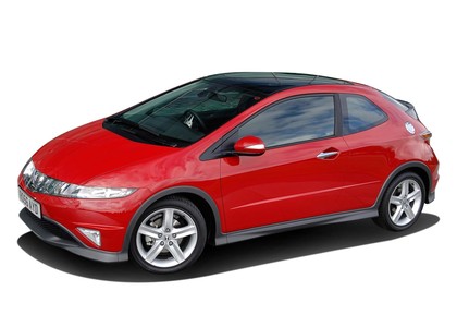 Ворсовые коврики на Honda Civic VIII 3d 2006&nbsp;-&nbsp;2011 в Улан-Удэ