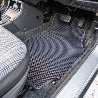 Ворсовые коврики на Honda Logo 1996 - 2001 в Улан-Удэ Ворсовые коврики на Honda Logo 1996 - 2001 в Улан-Удэ