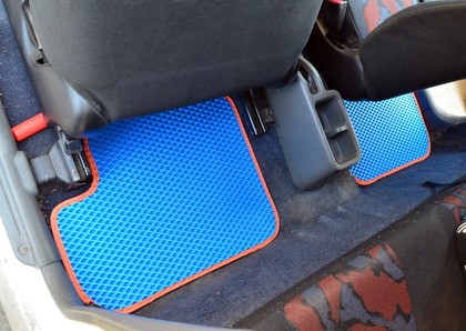 Ворсовые коврики на Mitsubishi Pajero Mini II 1998 - 2012 в Улан-Удэ Ворсовые коврики на Mitsubishi Pajero Mini II 1998 - 2012 в Улан-Удэ