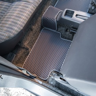 Ворсовые коврики на Honda Logo 1996 - 2001 в Улан-Удэ Ворсовые коврики на Honda Logo 1996 - 2001 в Улан-Удэ