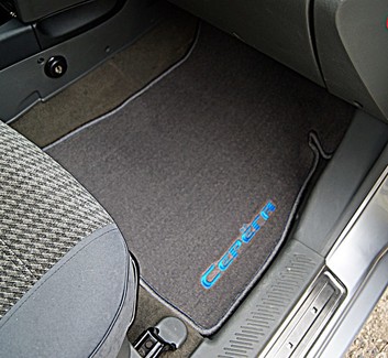 Ворсовые коврики на Hyundai Santa Fe I Ворсовые коврики на Hyundai Santa Fe I